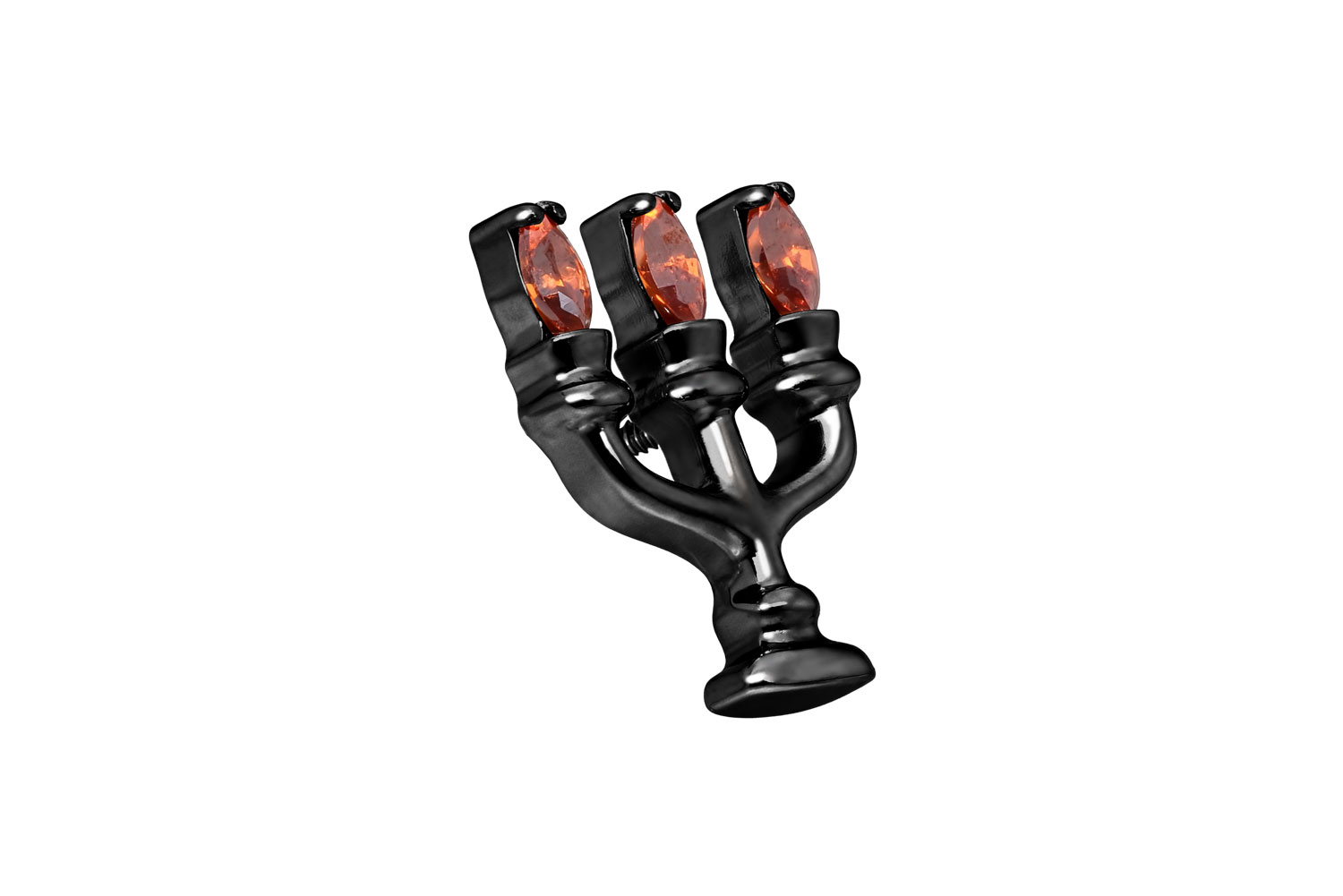 Titan Schraubaufsatz mit Außengewinde KERZENLEUCHTER von Piercingline